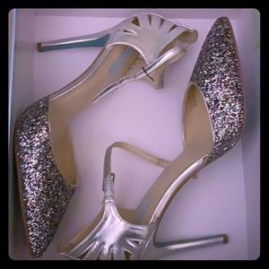 Size 12 - Betsey Johnson Glitter Pumps